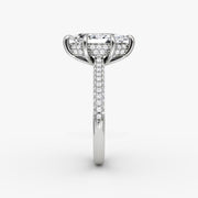 Marquise Cut - Royal Pave Ring - 14 K Gold